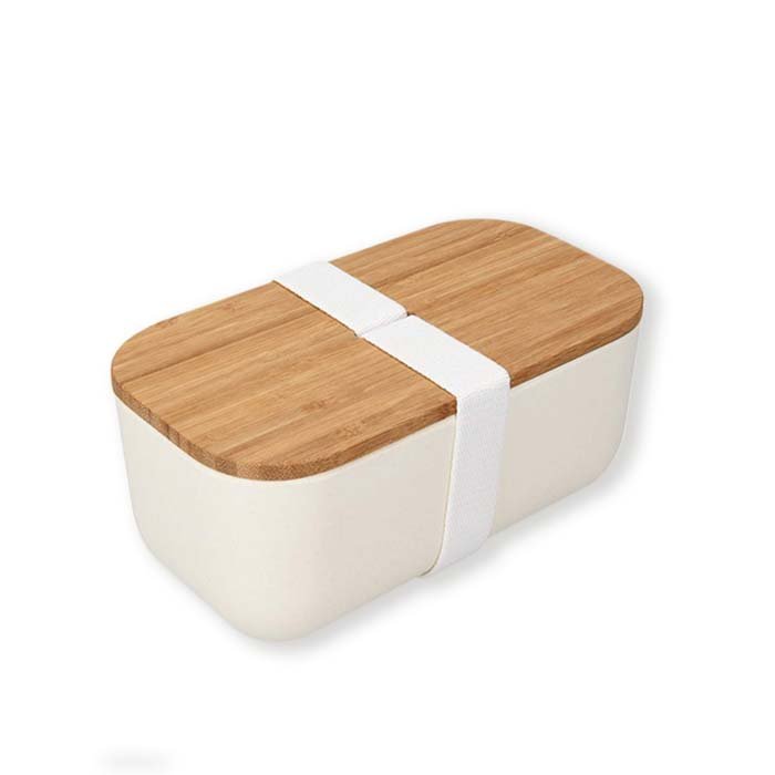 750ML bamboo lunch box with a special groove inside
